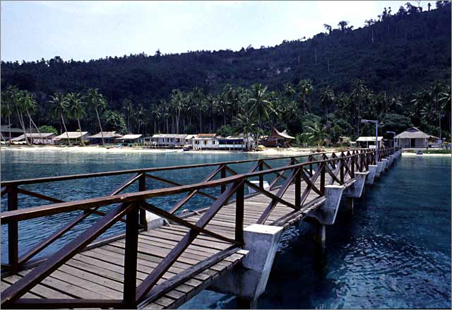 The island's jetty, picture 1