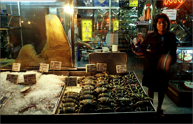 Seafood restaurant at Chinatown