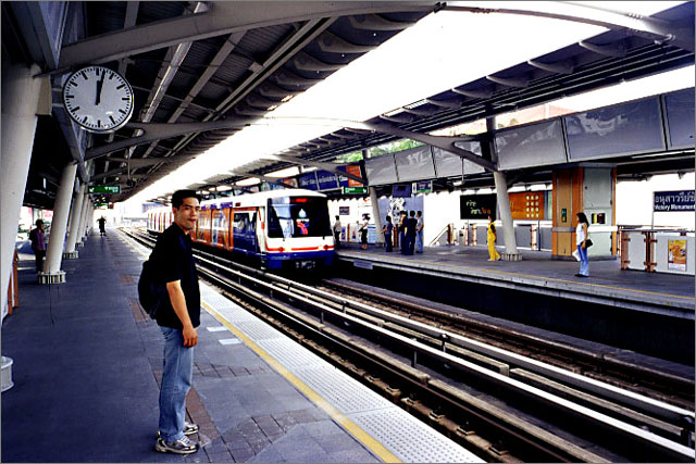Steven at the Victory Monument BTS Station